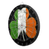 ヴィンテージのアイルランドの旗のシャムロック ダーツボード (正面右)