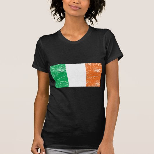 ヴィンテージのアイルランドの旗 Tシャツ (正面)
