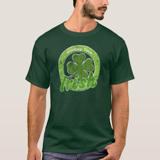 ヴィンテージのアイルランドの飲むチーム Tシャツ (正面)