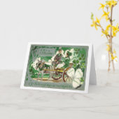 ヴィンテージのアイルランドのBlarneyのセントパトリックの日 カード (黄色い花)