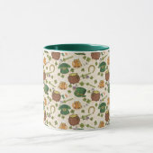 ヴィンテージのアイルランドアイコンパターン マグカップ (中央)