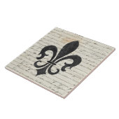 ヴィンテージのアクセントのフランスのな短命なものの(紋章の)フラ・ダ・リ タイル (側面)