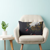 ヴィンテージのアジア猫の伝染性の魚 ランバークッション (椅子)