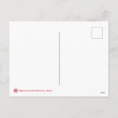 ヴィンテージのアドベントカレンダーの個人用設定 シーズンポストカード (裏面)