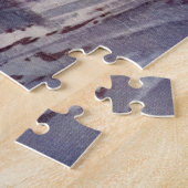 ヴィンテージのアヒルのハンターのスポーツマンのボートのジグソーパズル ジグソーパズル (側面)