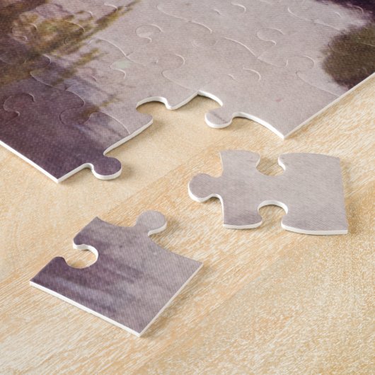 ヴィンテージのアヒルの猟犬のライフル銃のジグソーパズル ジグソーパズル (側面)