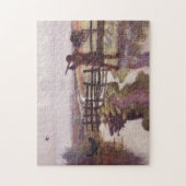 ヴィンテージのアヒルの猟犬のライフル銃のジグソーパズル ジグソーパズル (縦)