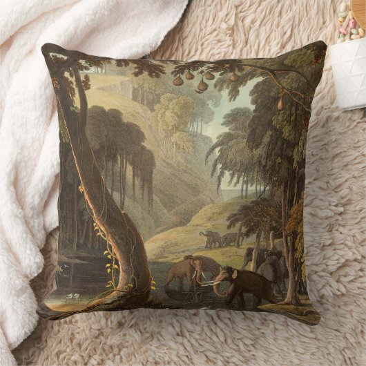 ヴィンテージのアフリカゾウの野性生物の装飾用クッション クッション