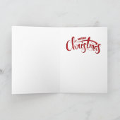 ヴィンテージのアフリカ系アメリカ人のクリスマスカード カード (内部)