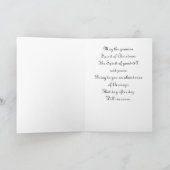 ヴィンテージのアフリカ系アメリカ人のクリスマスカード シーズンカード (内部)