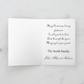 ヴィンテージのアフリカ系アメリカ人のクリスマスカード シーズンカード (内部)