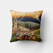 ヴィンテージのアブルッツォイタリア旅行 クッション (裏面)