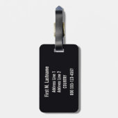 ヴィンテージのアマルフィイタリアのカスタムな荷物のラベル ラゲッジタグ (裏面縦)