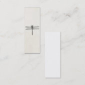 ヴィンテージのアメリカのトンボのドラゴンのはえのテンプレート スキニー名刺 (正面/裏面)