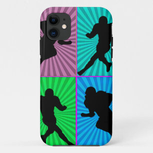 ヴィンテージのアメリカンフットボール選手 iPhone 11 ケース