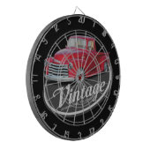 ヴィンテージのアメリカ人のトラック ダーツボード (正面左)