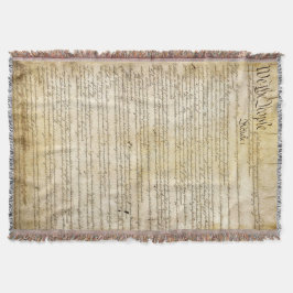 ヴィンテージのアメリカ合衆国憲法 スローブランケット