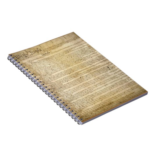 ヴィンテージのアメリカ合衆国憲法 ノートブック (右側)