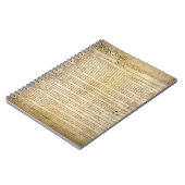 ヴィンテージのアメリカ合衆国憲法 ノートブック (左側)