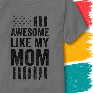 ヴィンテージのアメリカ国旗って、最高に素敵よね。ママみたい。 Tシャツ