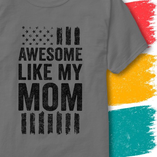 ヴィンテージのアメリカ国旗って、最高に素敵よね。ママみたい。 Tシャツ