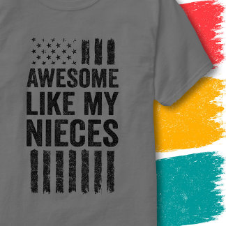 ヴィンテージのアメリカ国旗、最高!私の姪っ子達みたいで素敵! Tシャツ