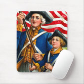 ヴィンテージのアメリカ革命のマウスパッド マウスパッド (マウス)