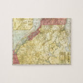 ヴィンテージのアラスカの地図 ジグソーパズル (横)