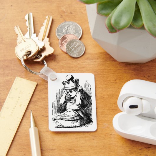 ヴィンテージのアリスと女王の王冠 キーホルダー (デスク)