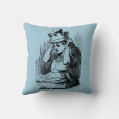 ヴィンテージのアリスと女王の王冠 クッション (裏面)