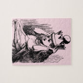 ヴィンテージのアリスと女王の王冠 ジグソーパズル (横)