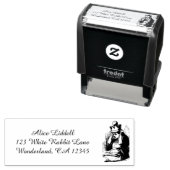 ヴィンテージのアリスと女王の王冠 セルフインキングスタンプ (インサイチュ)