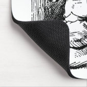 ヴィンテージのアリスと女王の王冠 マウスパッド (コーナー)