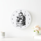 ヴィンテージのアリスと女王の王冠 ラージ壁時計 (ホーム)