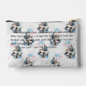 ヴィンテージのアリスと毛虫 アクセサリーポーチ (裏面)