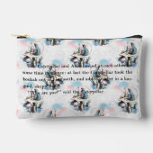 ヴィンテージのアリスと毛虫 アクセサリーポーチ (正面)