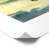 ヴィンテージのアリスはワンダーランドに、ネコは木の上に ポスター (角)