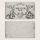 ヴィンテージのアリス結婚はワンダーランドのドリンク (正面&裏面)