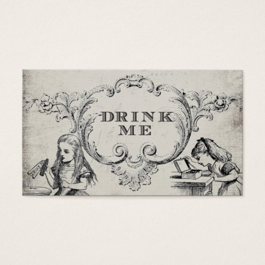 ヴィンテージのアリス結婚はワンダーランドのドリンク (正面)