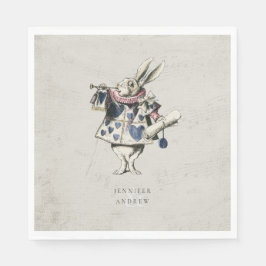 ヴィンテージのアリス結婚は スタンダードランチョンナプキン