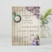 ヴィンテージのアリス結婚は 招待状 (スタンド正面)