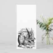 ヴィンテージのアリス、ワンダーランド、グリフォン、にせウミガメ (スタンド正面)