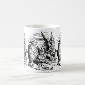 ヴィンテージのアリス、ワンダーランド、グリフォン、にせウミガメ コーヒーマグカップ (中央)