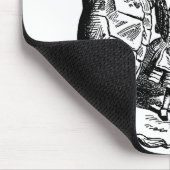 ヴィンテージのアリス、ワンダーランド、グリフォン、にせウミガメ マウスパッド (コーナー)