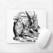ヴィンテージのアリス、ワンダーランド、グリフォン、にせウミガメ マウスパッド (マウス)
