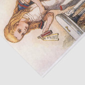 ヴィンテージのアリスWonderland Drink Me Decompage 薄葉紙 (詳細)