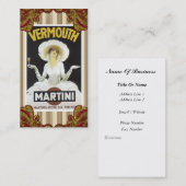 ヴィンテージのアルコール飲料の名刺 名刺 (正面/裏面)