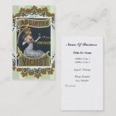 ヴィンテージのアルコール飲料の名刺 名刺 (正面/裏面)