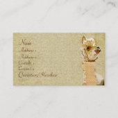 ヴィンテージのアルパカの金ゴールドの名刺 名刺 (正面)