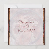 ヴィンテージのアルフォンス島のミュシャのダンスの招待状 招待状 (裏面)